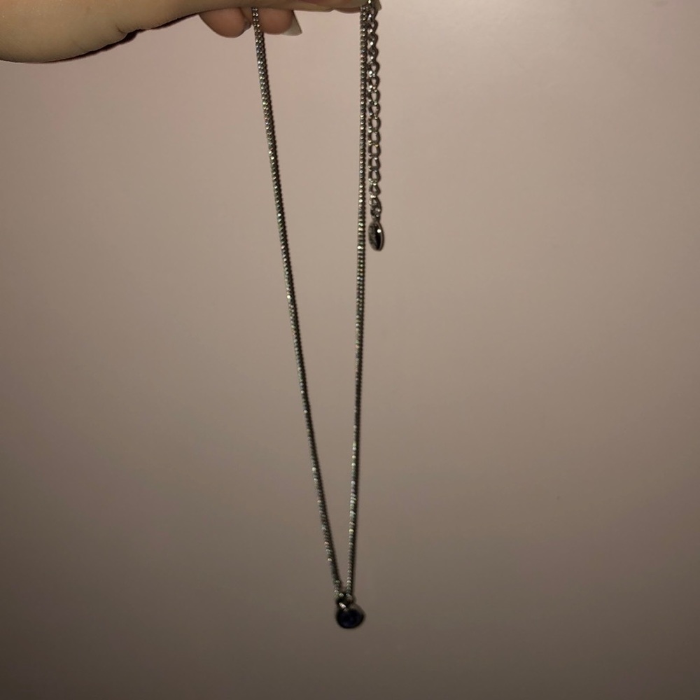 purple diamond necklace